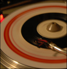 45 Record Spinning